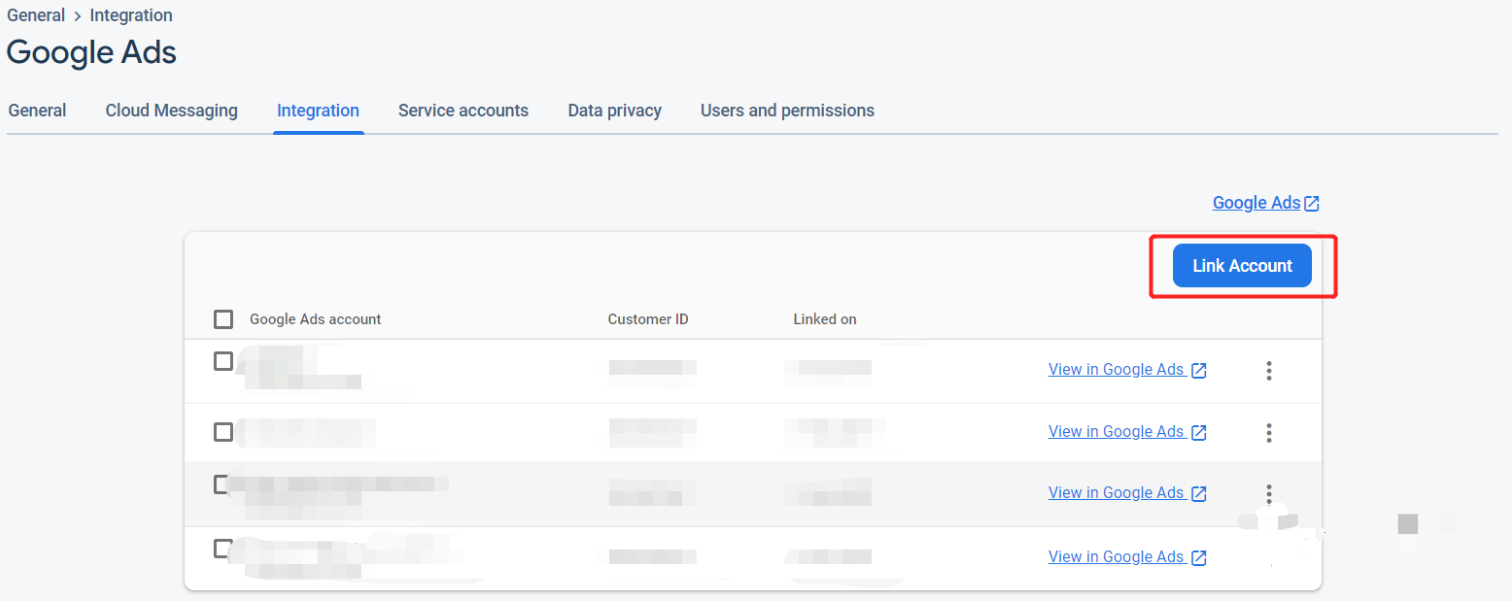 firebase后台毗连谷歌广告